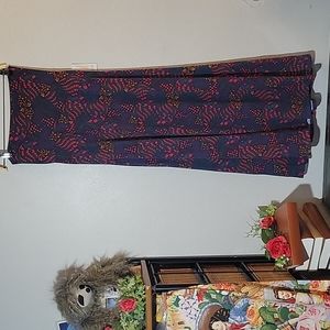 LULAROE Maxi Skirt Patterned XS
